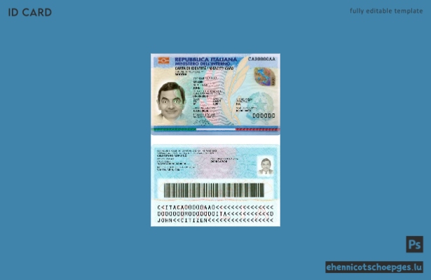 Italien ID 2016 – aktuelle Version 2 – Beispielvorschau